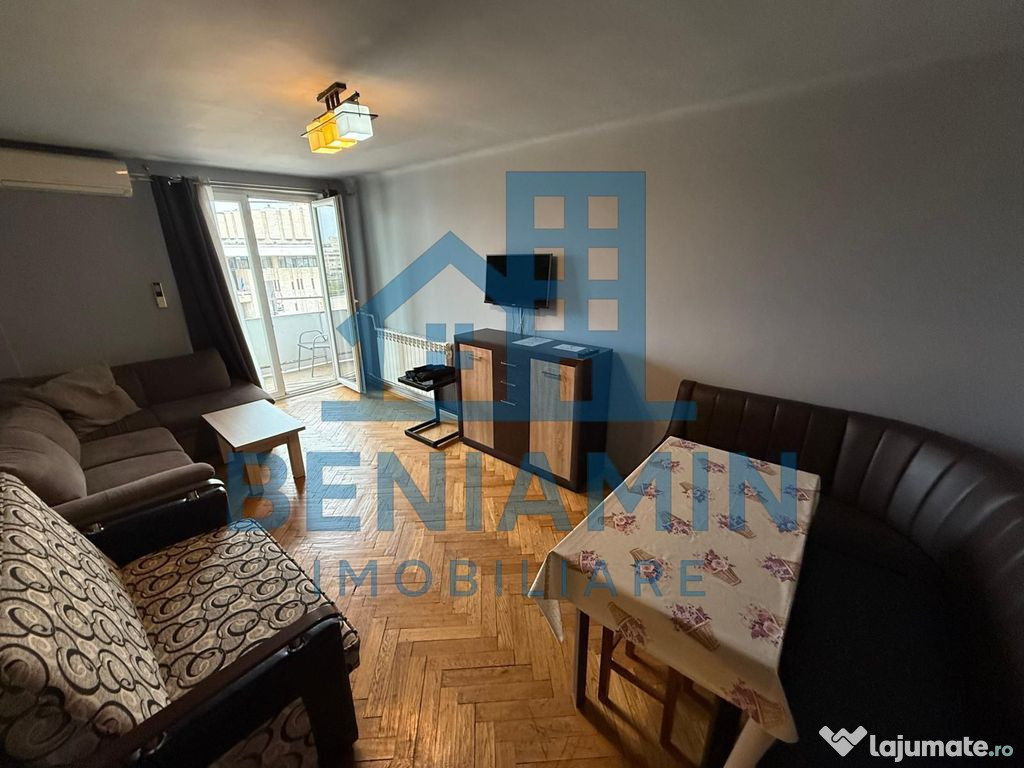 2 camere decomandat - etaj 3- mobilat - utilat - centru -...