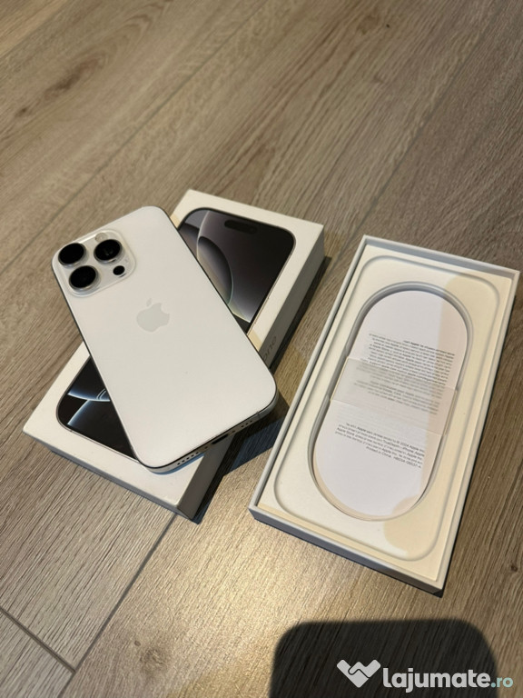 IPhone 16 pro, 256GB ,liber de rețea ,99% sănătate baterie