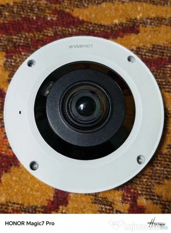 Cameră supraveghere Wisenet XNF-9010RVX2 – 12MP, Fisheye 360°