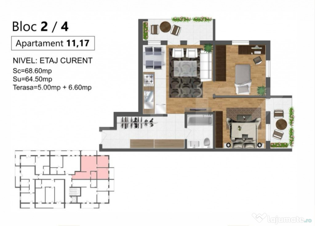 Apartament modern de 4 camere, Bloc nou zona zăvoaie kaufla