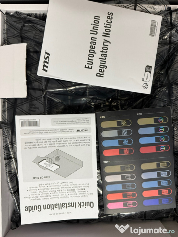 Kit placa de bază, procesor, cooler