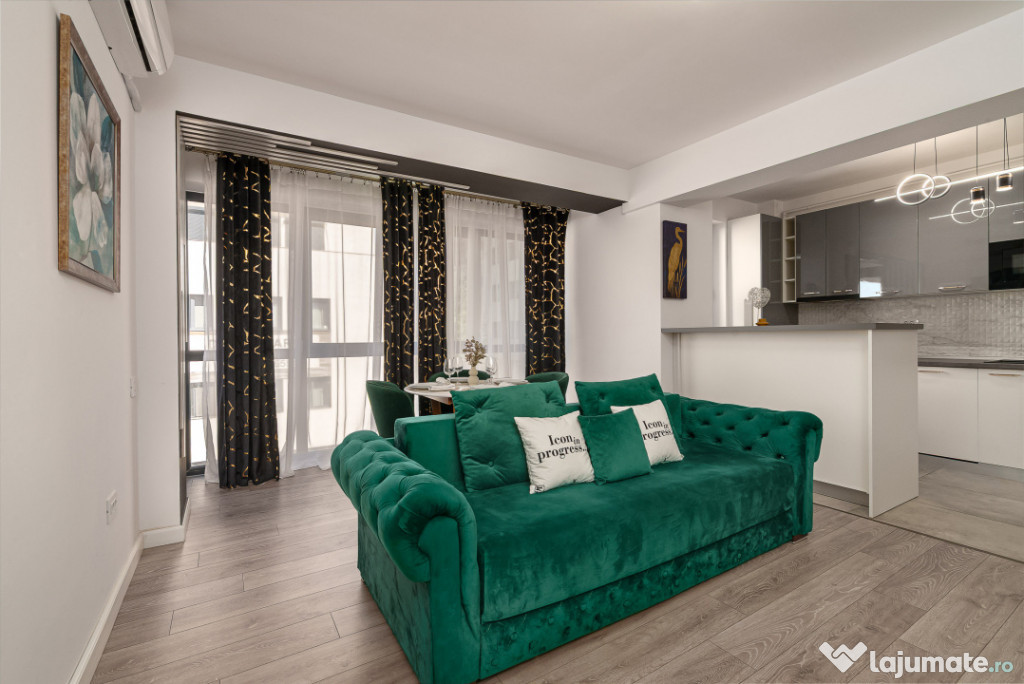 Via Pipera, 3 cam, 74 mp, mobilat-utilat, 2 gr sanit, loc de