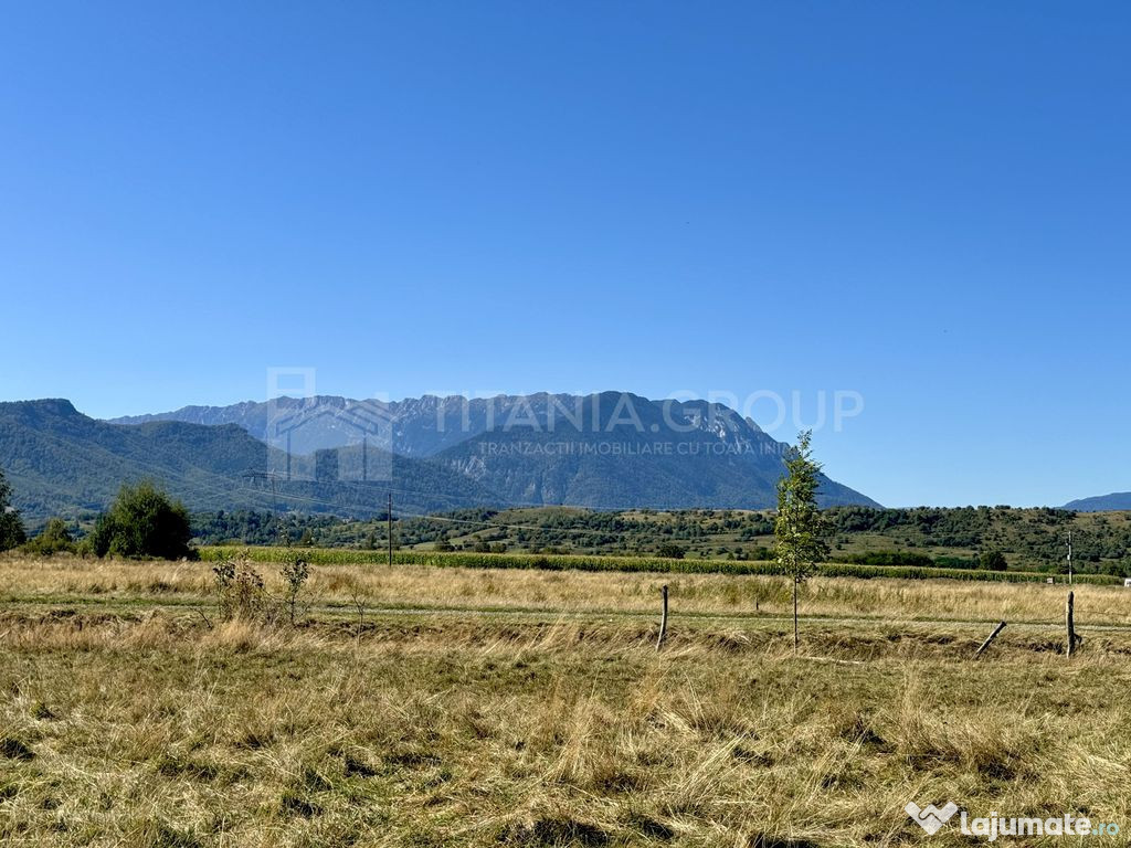 Teren intravilan parcelabil, priveliște spre munți, Soh...