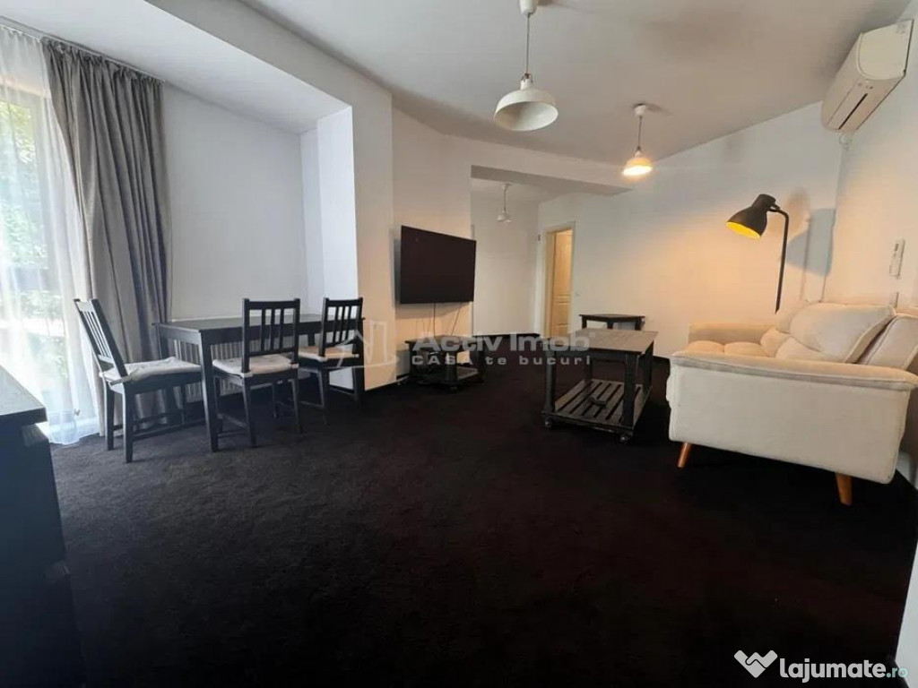 Semidecomandat, 2 Camere Mobilate, Centrala Proprie, Mall Vi