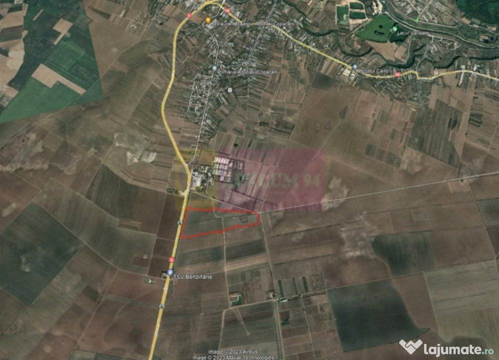 Teren de Închiriat 40ha Adunatii Copăceni | Industrial/...