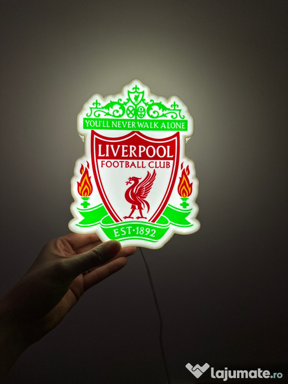 Lampa Led Liverpool/Manchester/Dinamo/Steaua/Rapid