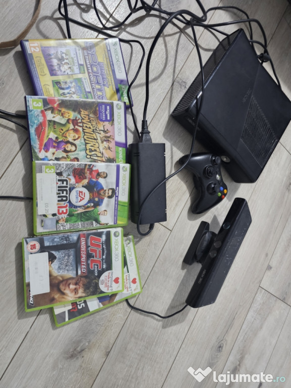 Vand xbox 360 cu Kinect