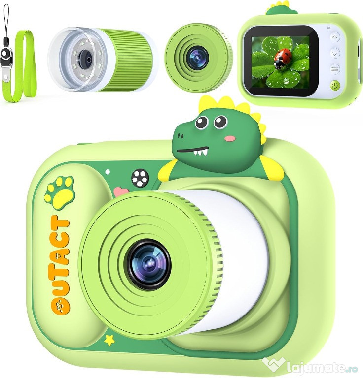 Microscop digital pentru copii, Cameră foto/video, ecran, zoom 1000X