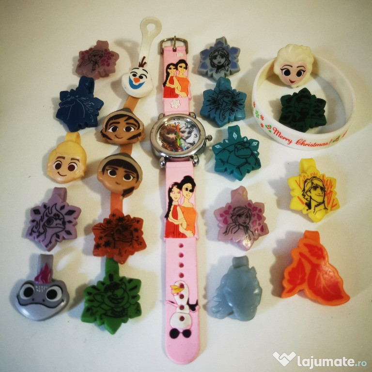 Jucarii bratara si ceas fete Elsa Anna si alte caractere desen Frozen