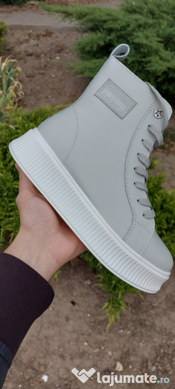 REDUCERE Ghete de dama din piele 38-39 usor imblanite