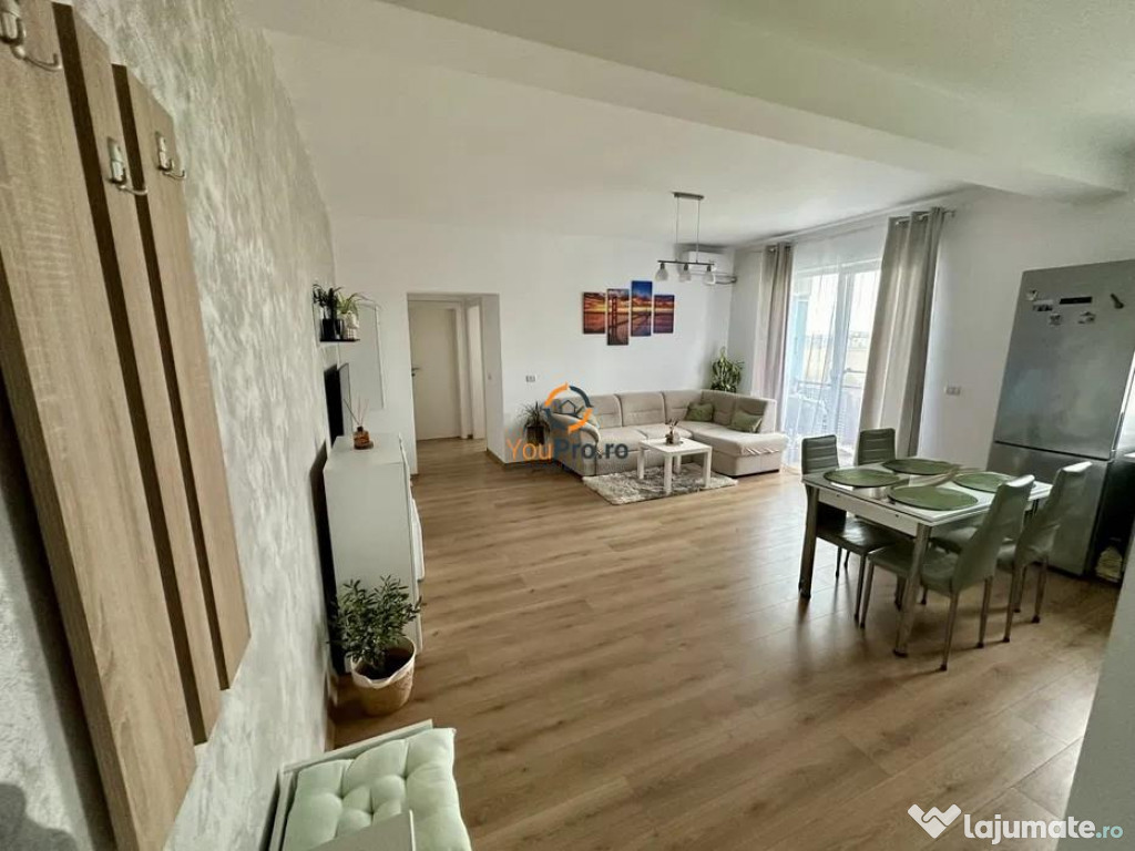 Apartament 2 camere complet mobilat etaj 2 Giroc