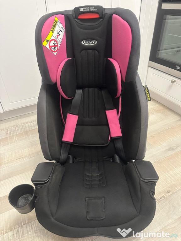 Scaun auto Graco Milestone 0-36 kg – TOP Siguranță & Confort, 3 în 1