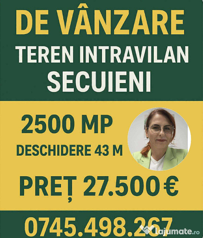 Teren intravilan, construibil