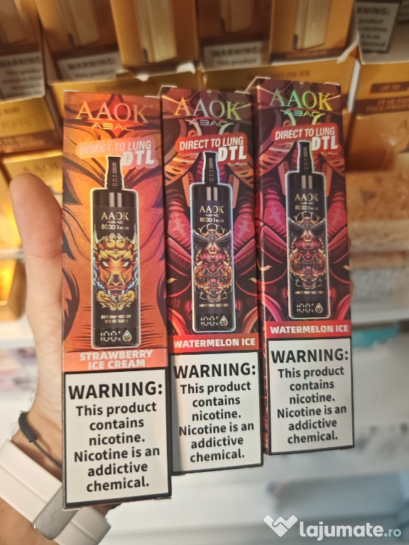 Vape 80.000 Puffs narghilea Abur Mult