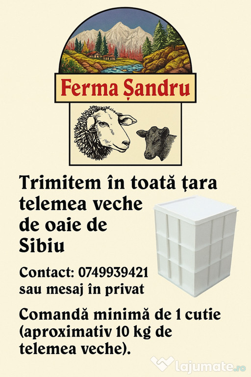 Telemea veche de oaie de Sibiu