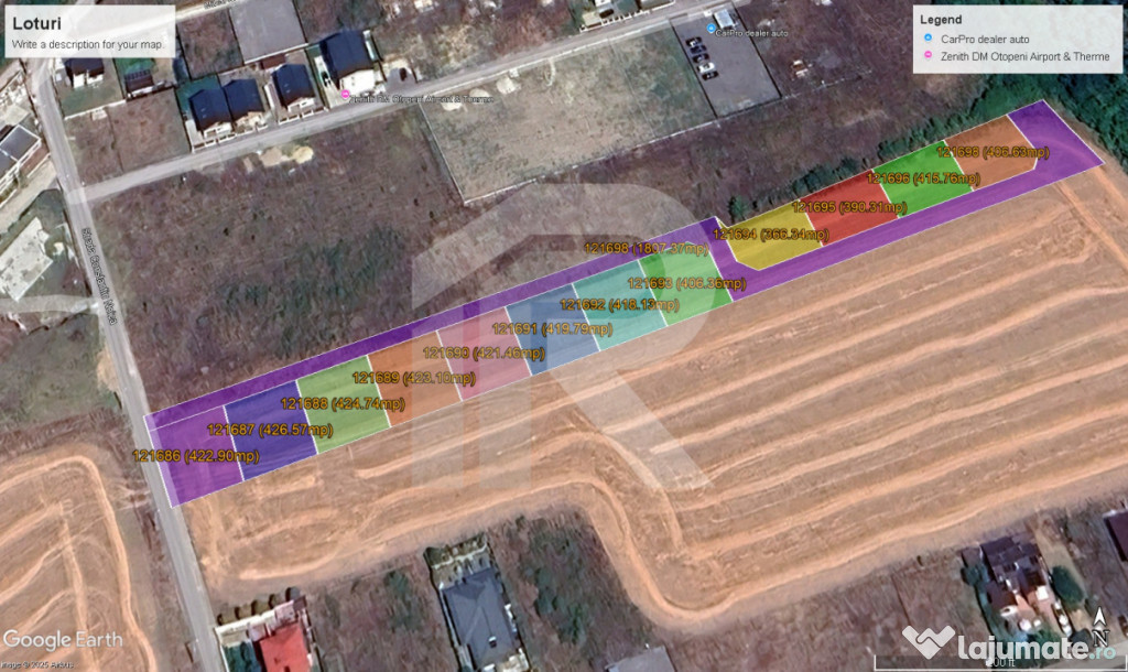 LOT PENTRU CASA - Otopeni, Ilfov - AUTORIZATIE CONSTRUIRE