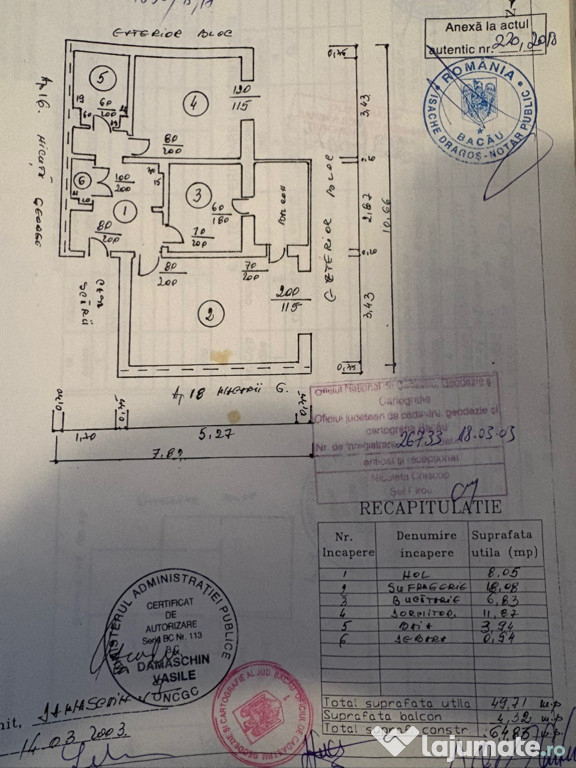Proprietar , apartament spatioz,zona nord