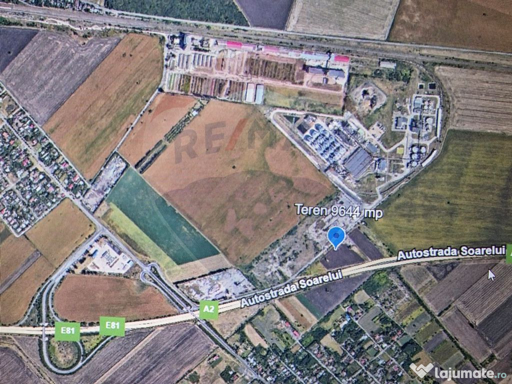 Teren 9644 mp destinatie industriala deschidere Autostrad...
