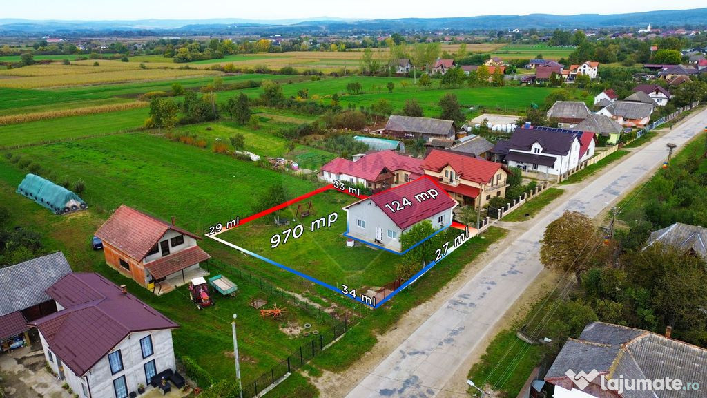 Casă cochetă cu teren generos în Sălsig - finisaj inclus
