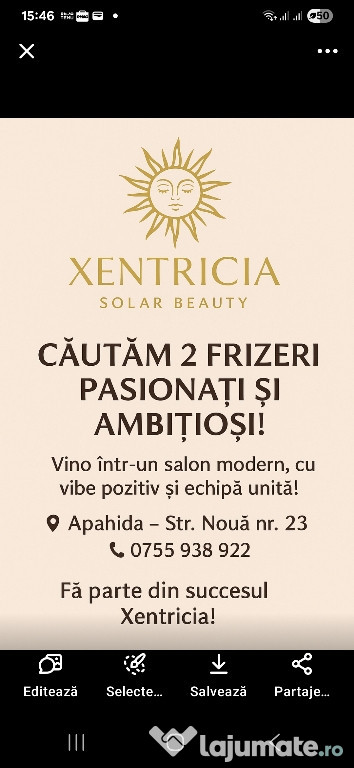 Anunt de angajare frizeri!!!