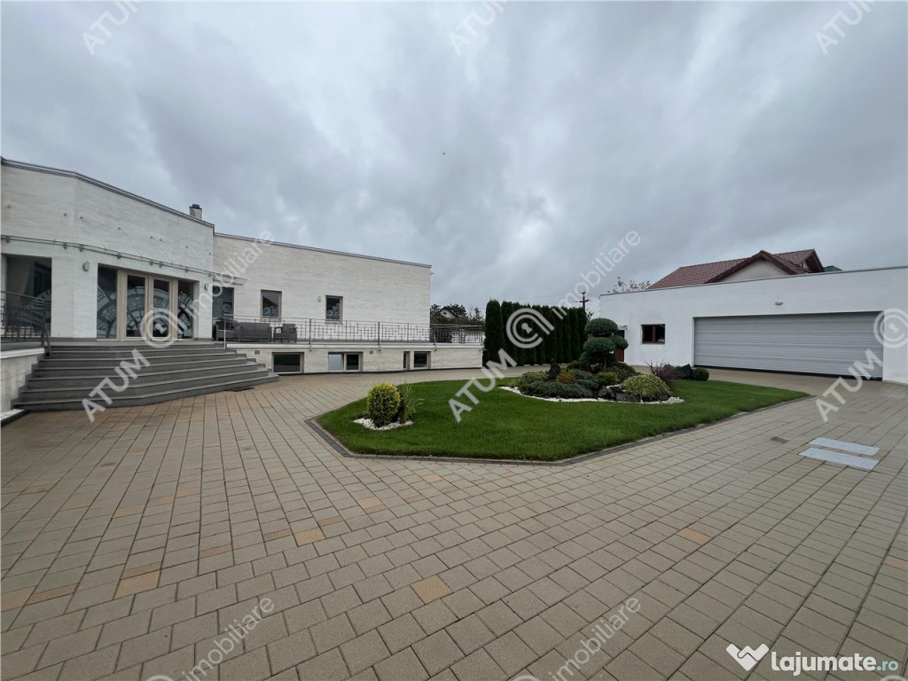 Casa moderna pe un singur nivel cu 1000 mp teren in Selimbar