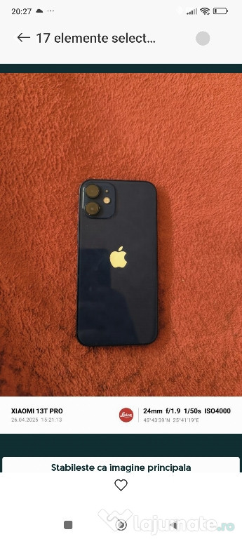 Mini Iphone 12 ,256 g,impecabil.