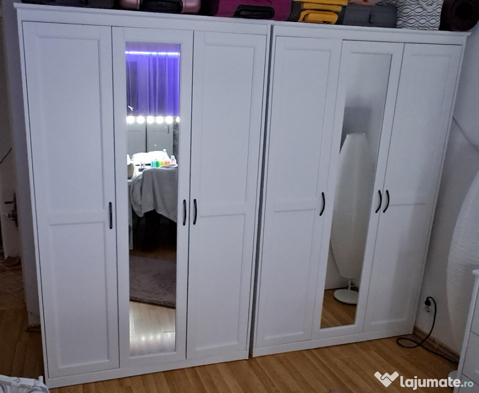 Sifoniere IKEA Pax Bergsbo cu usi oglinda AULI-pret super avantajos