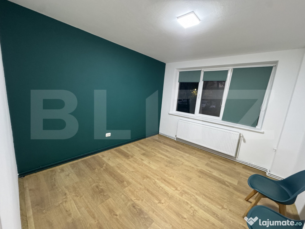 Apartament la parter ideal pentru birouri, 50 mp, zona Hotel
