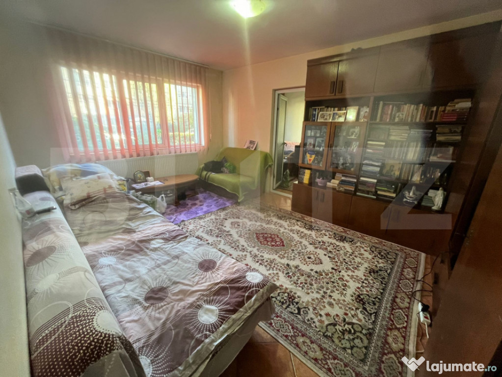 Apartament mobilat, parter, 40 mp, Micro 11 – bloc 4 etaje