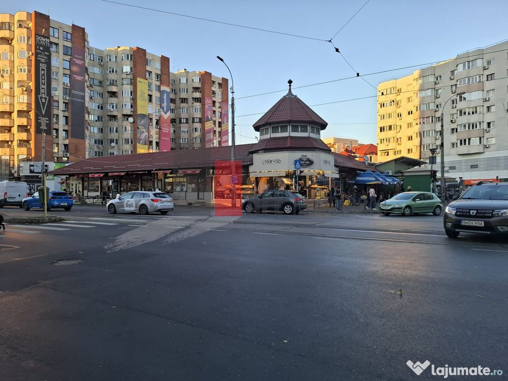 Spatiu stradal Piata 1 Mai, vizibilitate, trafic pietonal...