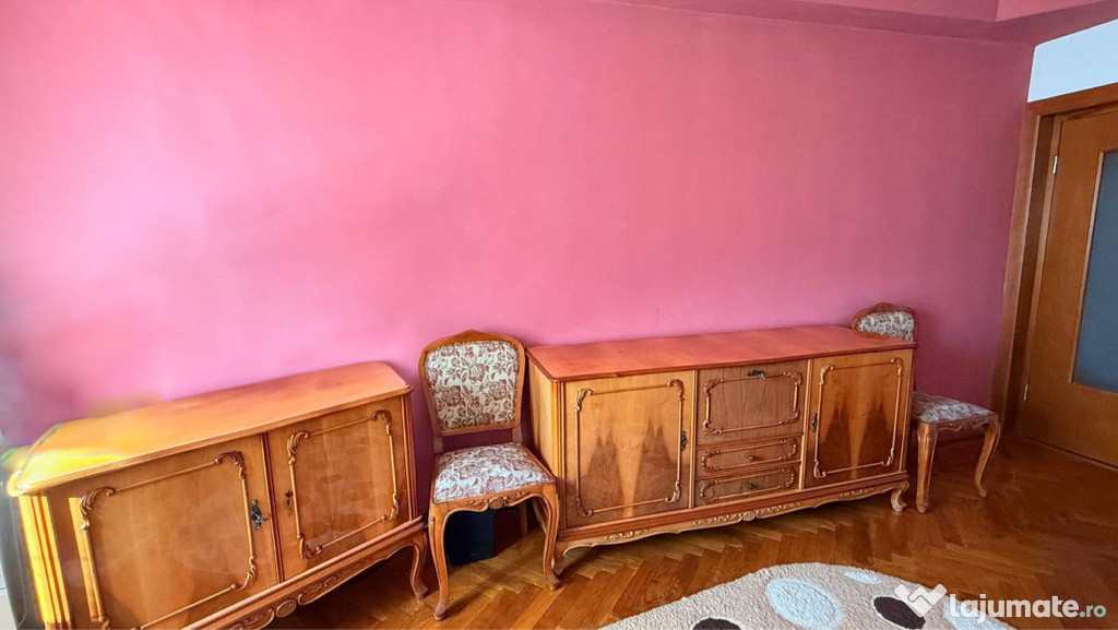 Set mobila living lemn masiv - stil clasic