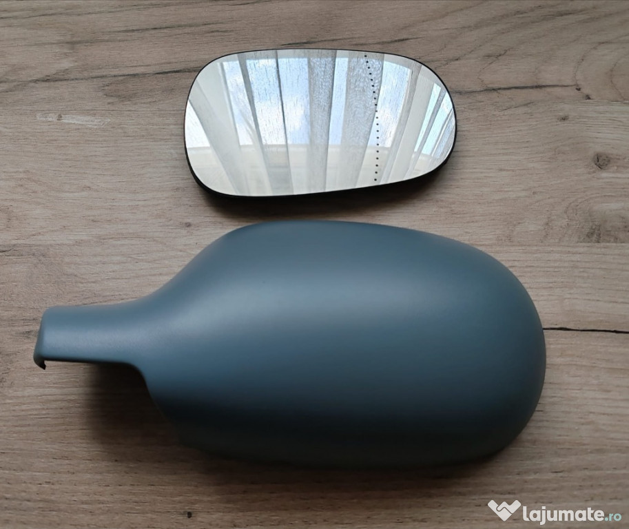 Capac de oglindă stânga, prevopsit și Sticlă oglindă, Renault Megane 1