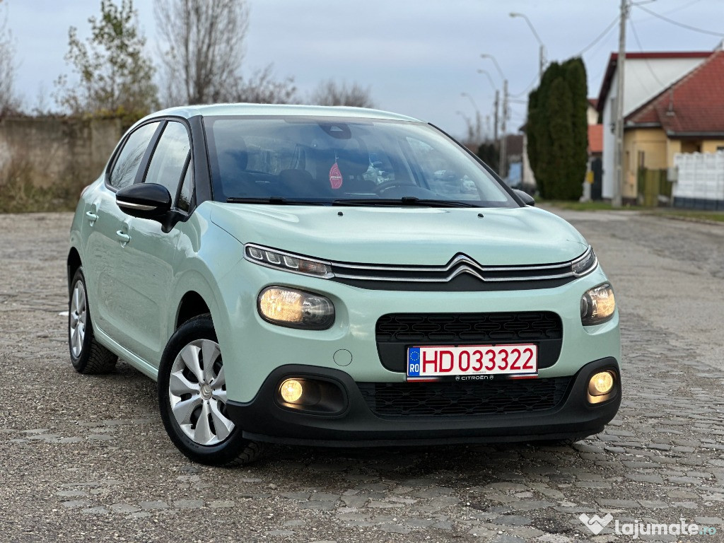 Citroen C3*navigatie*1.6 D*euro 6-fara AdBlue*clima*led*2018*factura