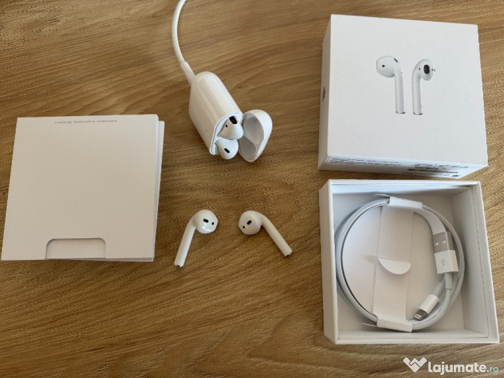 2 perechi Apple Airpods gen. 2 / 1 singur incarcator, toate originale