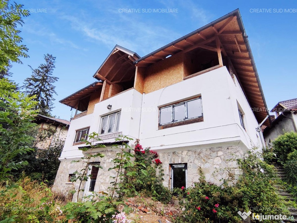 Sinaia / Peles - Vila D+P+M - 10 Camere - 260 mp utili - 700 mp teren