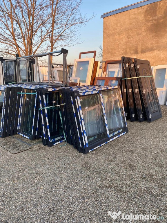 Geamuri gri antracit noi 2 canate de la 950 lei