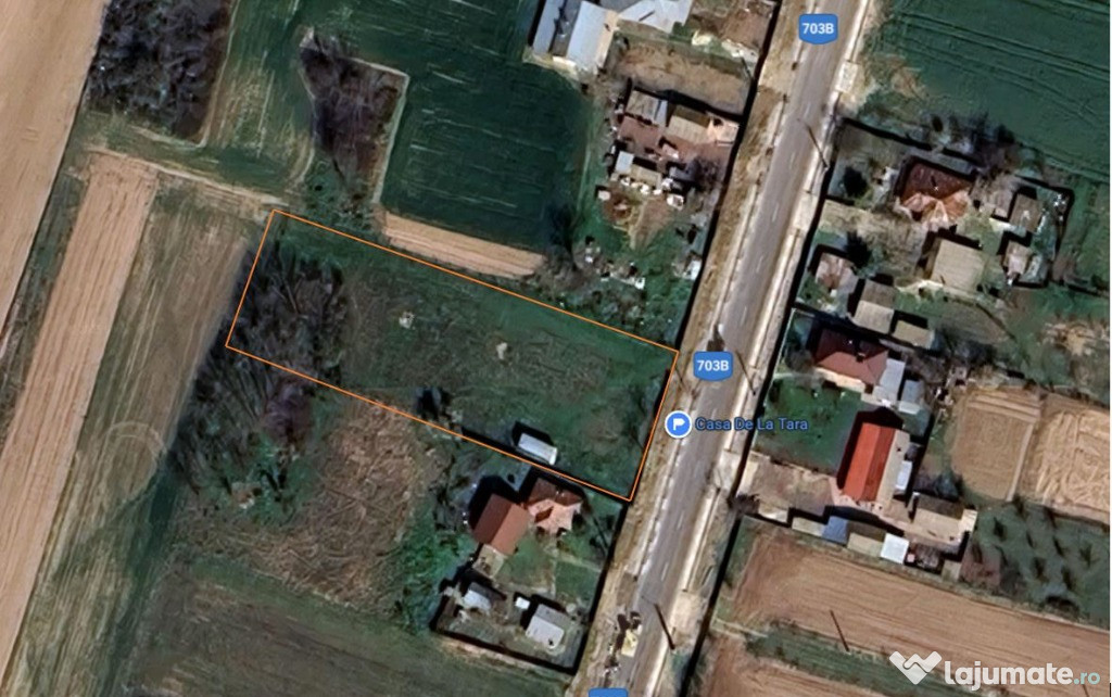 Vand Teren intravilan 1715 mp la 15 min de Pitesti cu acces dinspre A1