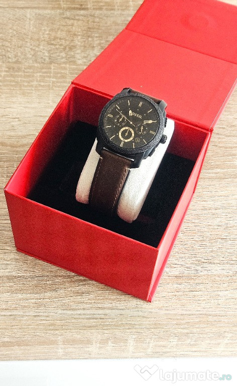 Ceas Fossil curea originala piele diametru carcasa 40mm