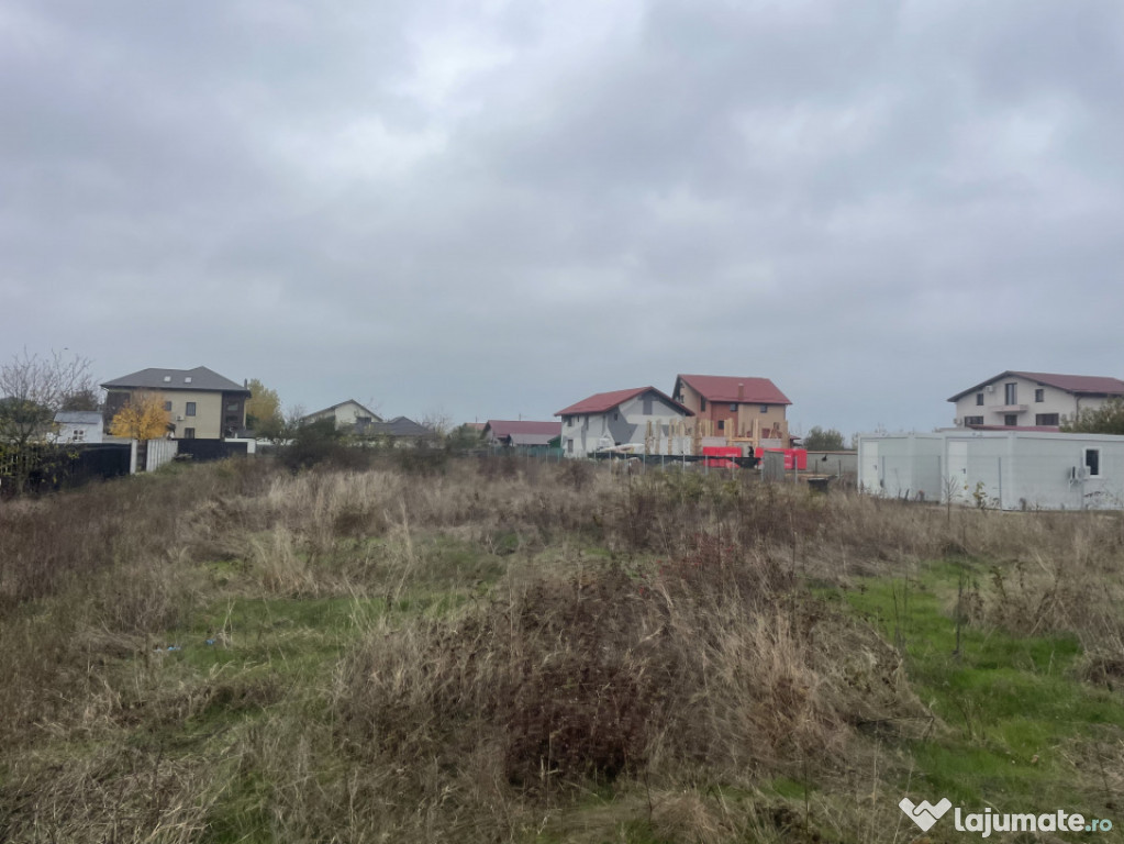 Domnești, teren intravilan, 775mp, deschidere 38ml, zona de