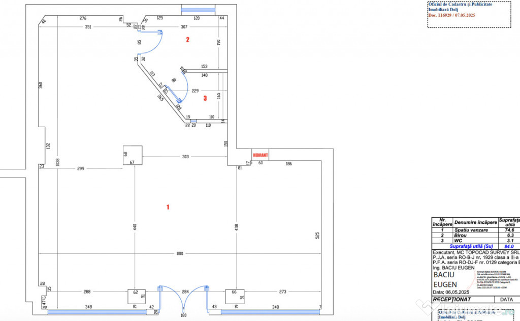 Spațiu comercial de 84 mp, parter de bloc, vad excelent, Br