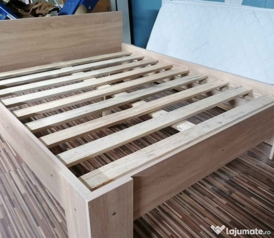 Pat nou cu saltea second 160x200 cm