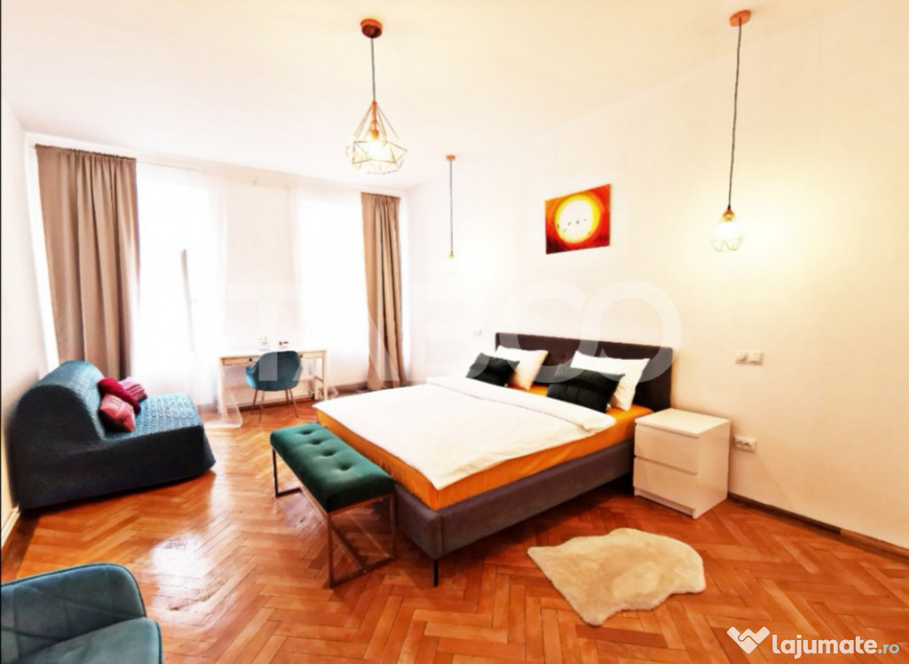 Garsoniera de inchiriat 55 mpu mobilata utilata modern centr