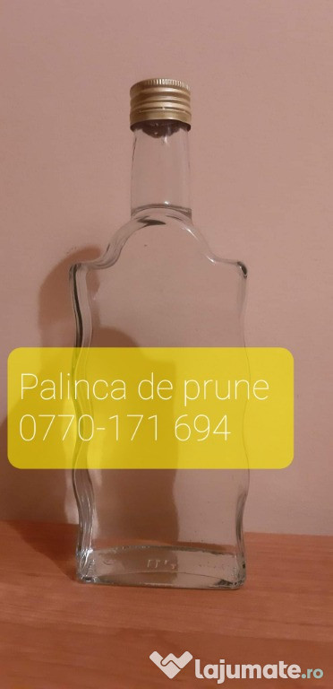 Palinca din prune bio 52 de grade fara zahar