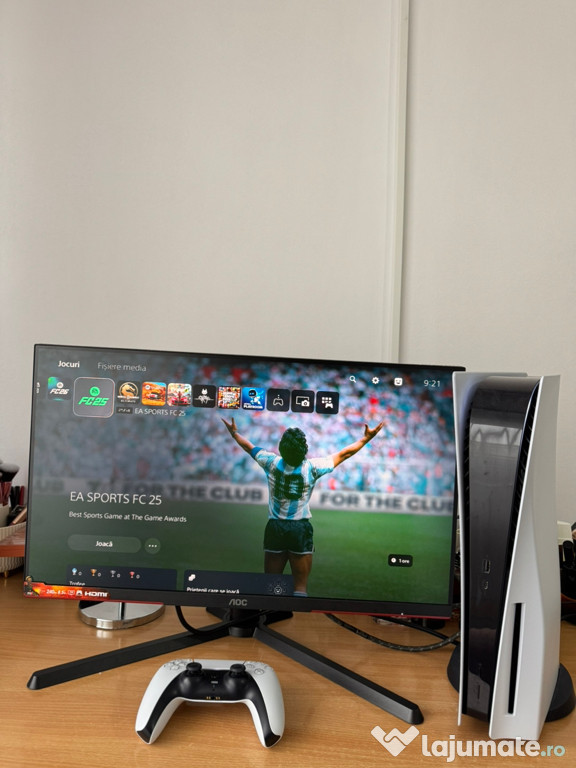 Vând PS5+ Monitor Gaming AOC 240HZ