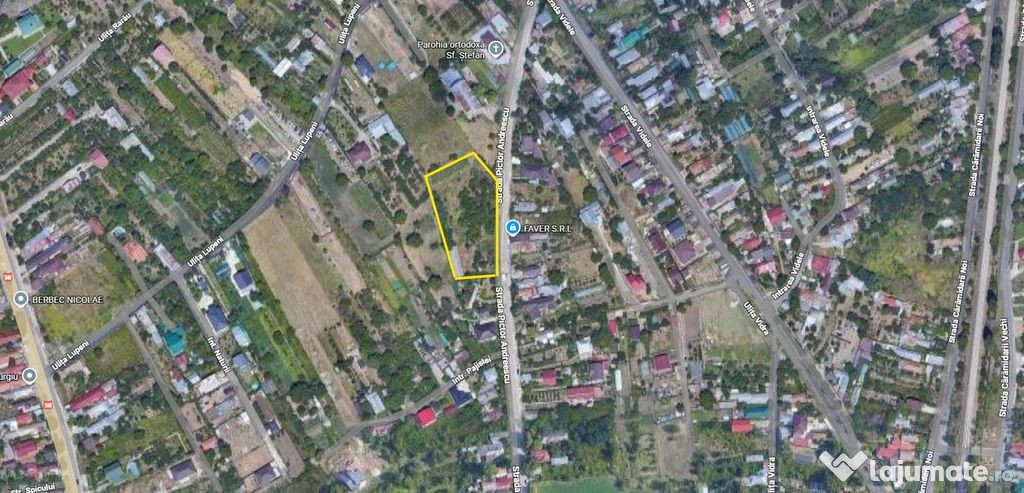 Teren Giurgiu, 4014mp, deschidere 69mp,intravilan