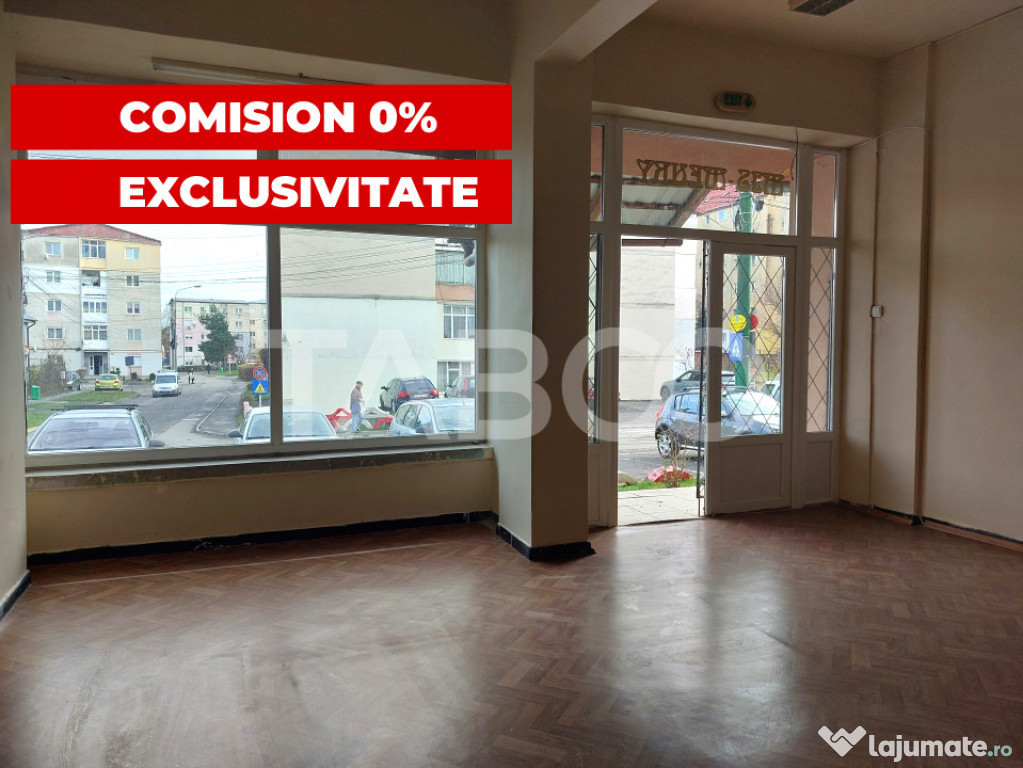 Spatiu comercial 48 mp 2 camere zona cu vad comercial Piata