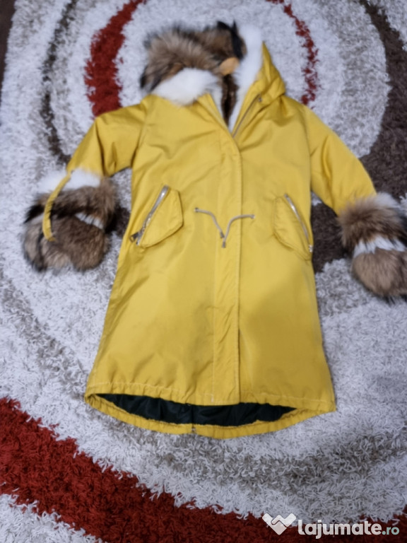 Geaca superba imblanita