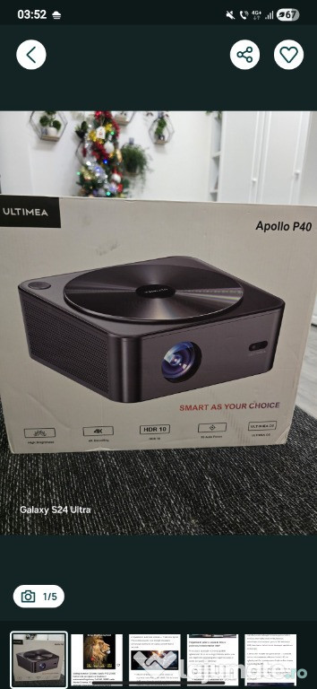 Videoproiector apollo p40