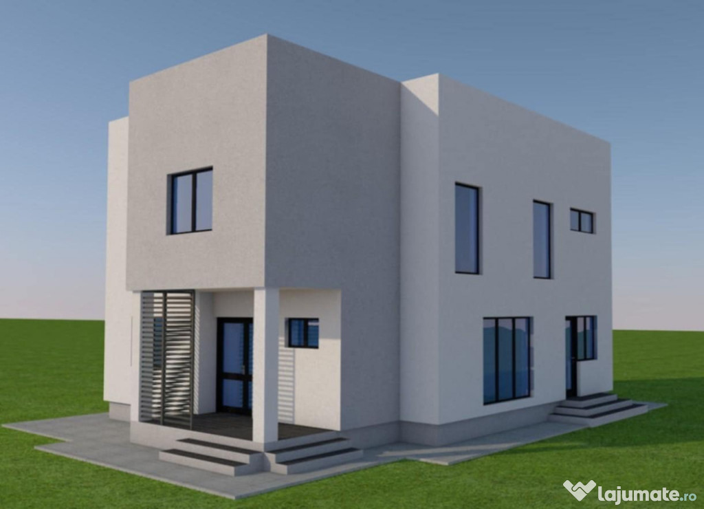 Casa P+1 zona Damila, teren 613 mp, 2 fronturi