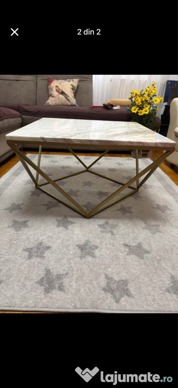 Vand masuta cafea - marmură